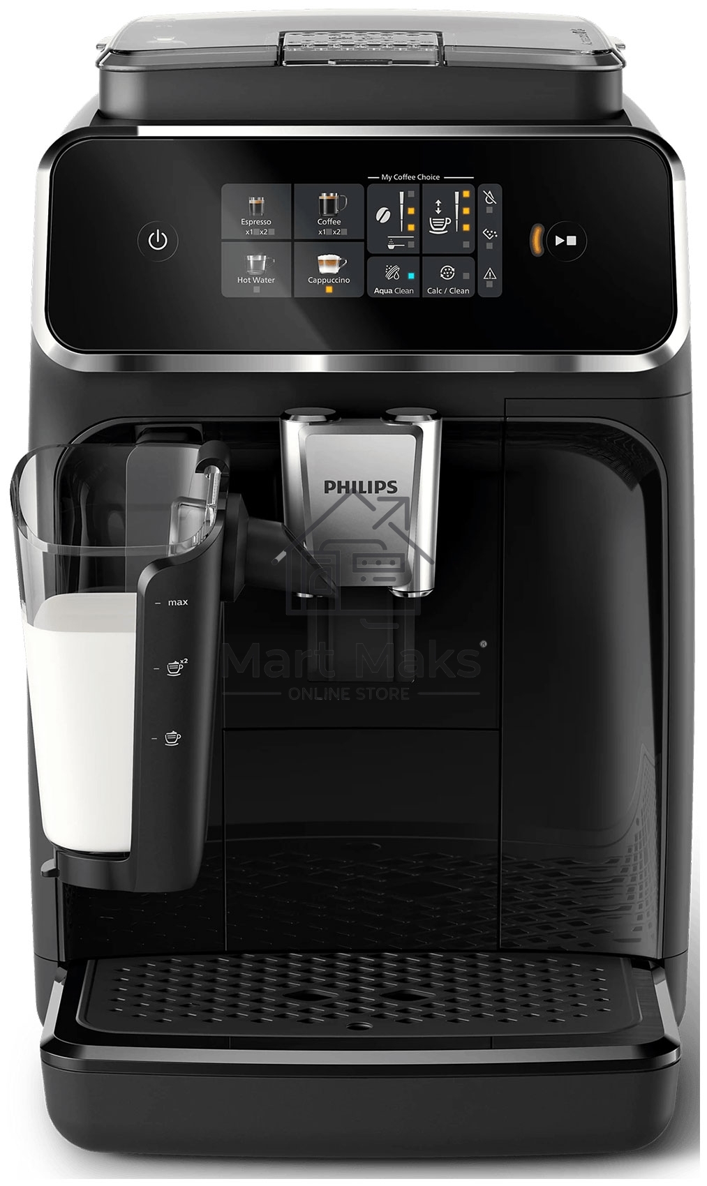 Кофемашина автоматическая PHILIPS EP2331/10 черный, исп. кофе - зерновой/молотый, 1,8 л, 1500 Вт, 15 Бар