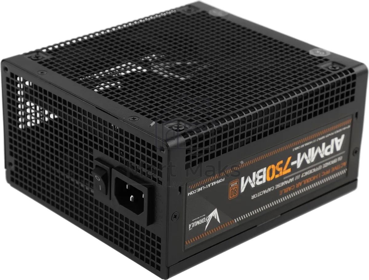 Блок питания Aerocool / Formula ATX 750W APMM-750BM 80+ bronze (20+4pin) APFC 140mm fan 6xSATA Cab Manag RTL