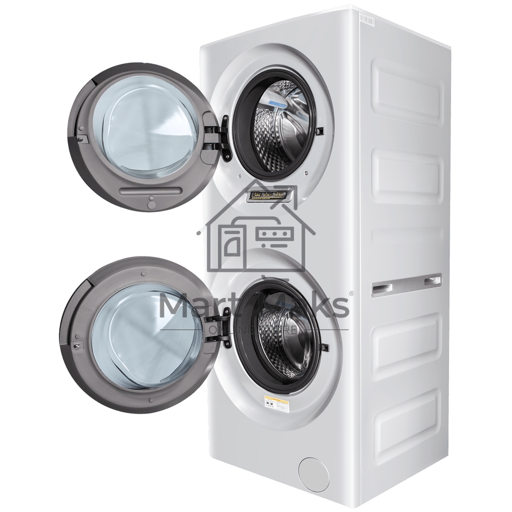 Стирально-сушильная машина Maunfeld MFWD14157WH06 белый, загрузка фронтальная 7 кг, 1400 об/мин., класс: А