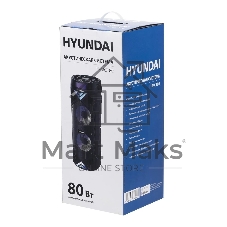 Минисистема Hyundai H-MC180 черный 80Вт/FM/USB/BT/SD/MMC