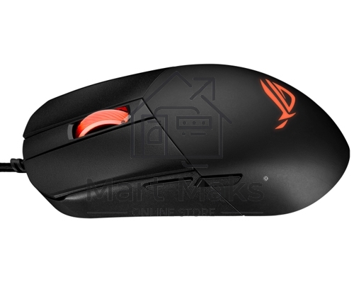 Мышь проводная ASUS P518 ROG STRIX IMPACT III черный, 12000 dpi, USB, кнопки - 5