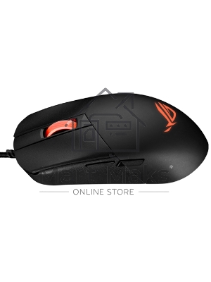 Мышь проводная ASUS P518 ROG STRIX IMPACT III черный, 12000 dpi, USB, кнопки - 5