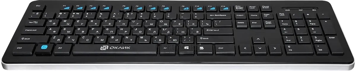 Клавиатура Oklick 870S беспроводная, USB, Радиоканал, черный