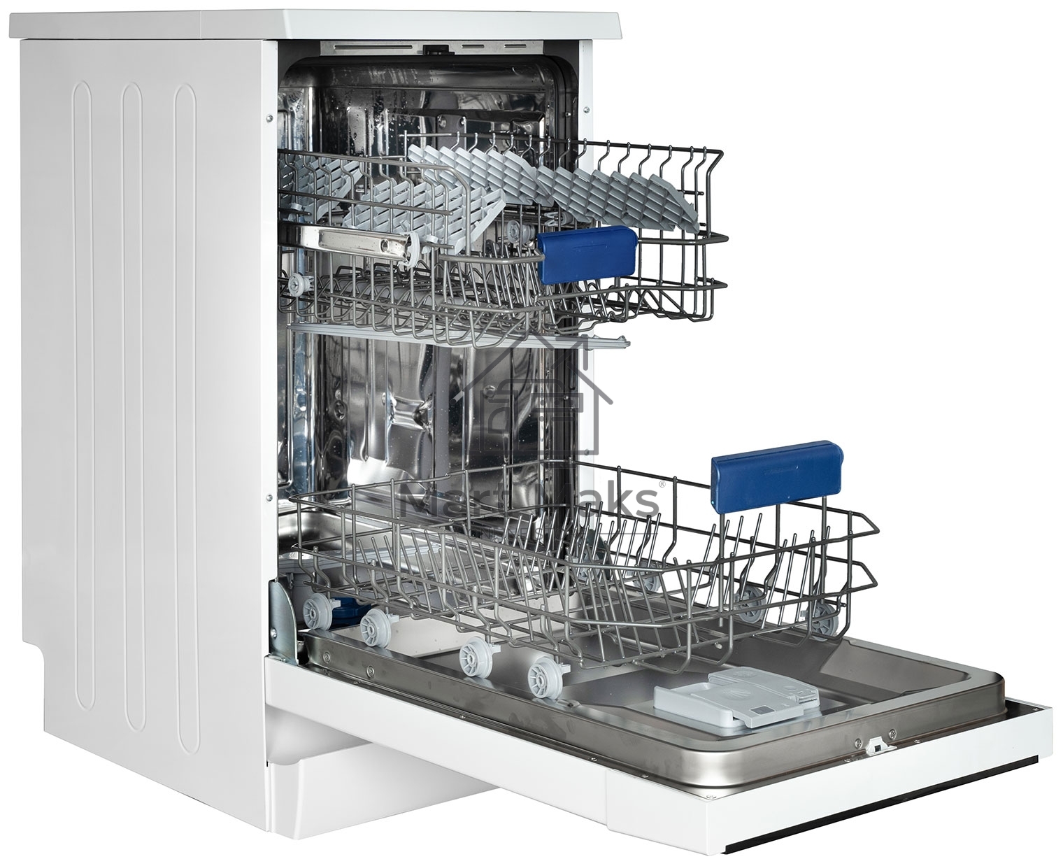 Посудомоечная машина DeLonghi DDWS 465 B Callisto, белая, 44.8 см, 10 компл., 52 дБ, класс A++