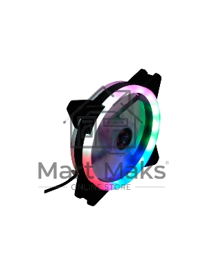 Вентилятор для корпуса Gembird D12025S12L-CF черный, 120 мм, 1200 об/мин, 20.5 дБ, 3 pin