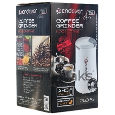 Кофемолка Endever Costa-1053, 250 Вт, 15000 об/мин, вес продукта для помола 100 гр, ABS-пластик, защита от перегрева двигателя