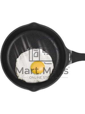 Сковорода Rondell Pacific RDA-1905 круглая 24см покрытие: Xylan Plus ручка несъемная (без крышки) серый