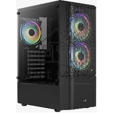 Корпус ATX Aerocool/Formula Quantum Mesh-G-BK-v3 4710562758580 черный, без БП, USB 3.0, 2*USB 2.0, HD Audio