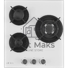 Варочная панель газ ZUGEL ZGH452W, белая
