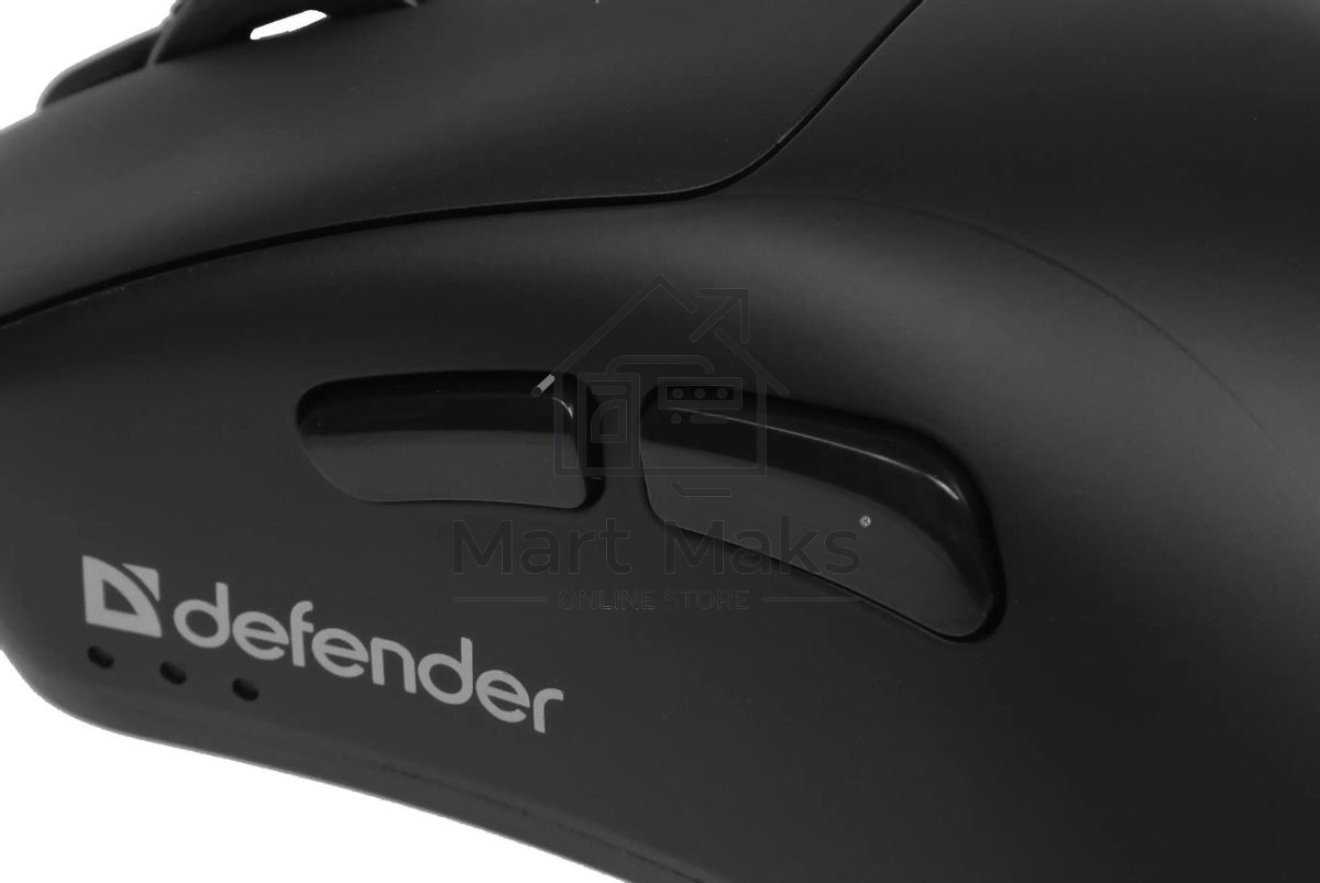 Мышь беспроводная Defender Delata GM-082 черный, 12000 dpi, радиоканал, Bluetooth, USB, кнопки - 6