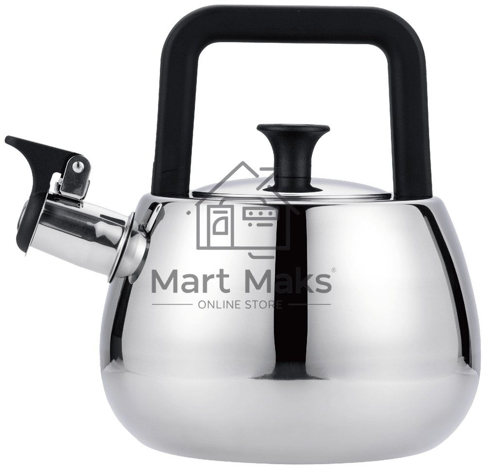 Чайник со свистком MAUNFELD MUFFIN MF115M25KT из нержавеющей стали 2,5 л