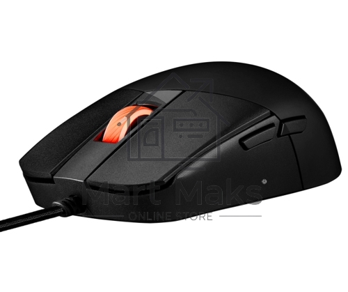 Мышь проводная ASUS P518 ROG STRIX IMPACT III черный, 12000 dpi, USB, кнопки - 5
