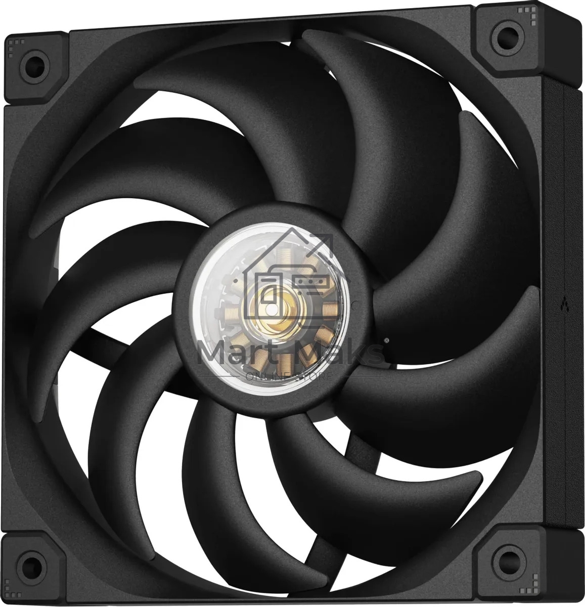 Вентилятор для корпуса DEEPCOOL FT12 черный, 120 мм, 2150 об/мин, 32 дБ, 4 pin