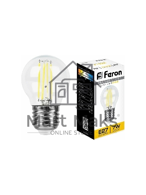 Лампа светодиодная Feron LB-52 7W 230V E27 2700K