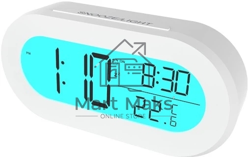 Часы-будильник RITMIX CAT-110 White