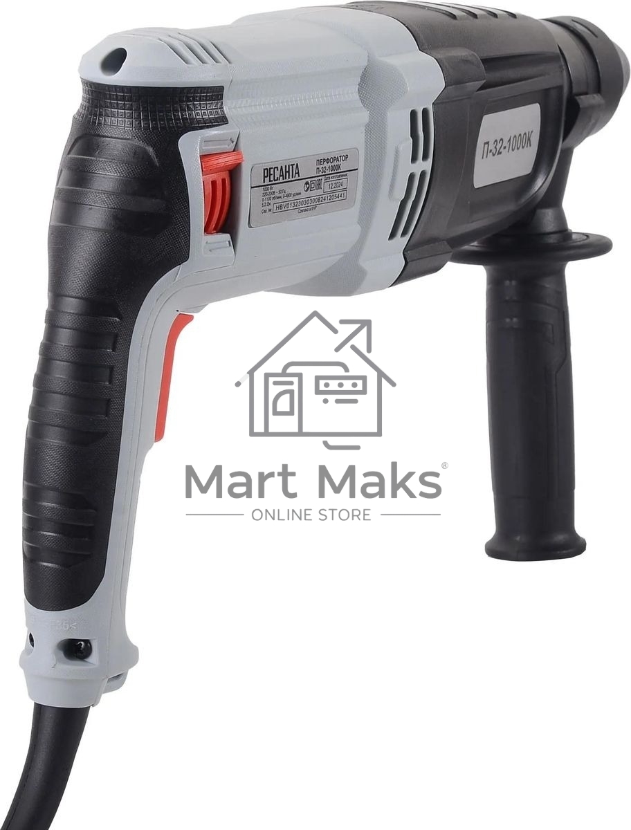 Перфоратор Ресанта П-32-1000К SDS-plus уд.:5.2Дж 1000Вт (кейс в комплекте)