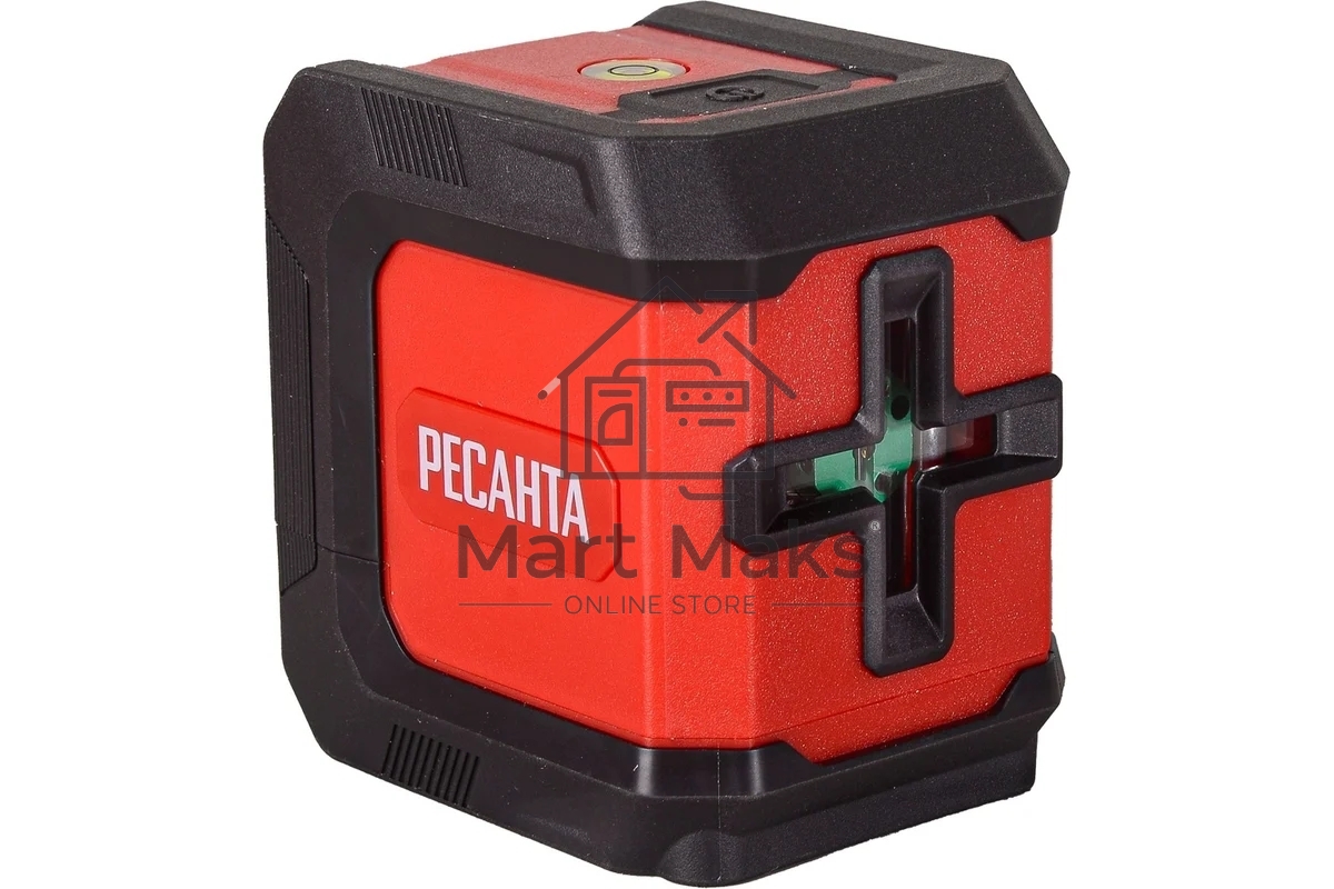 Уровень лазер. Ресанта ПЛ-2ШК Green 2кл.лаз. 550нм цв.луч. зеленый 2луч. (61/10/536)