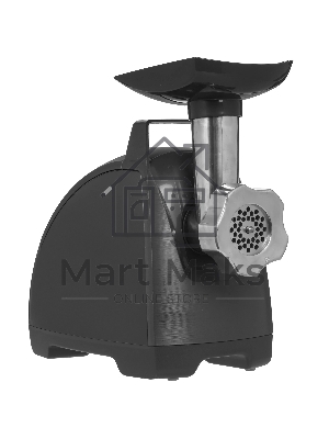 Мясорубка электрическая Moulinex ME682832 черный, 2000 Вт, 2.6 кг/мин, реверс, защита от перегрузки, насадки - 4