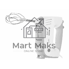 Миксер Bosch MFQ36460S белый/серый, ручной, 450 Вт, 5 скоростей