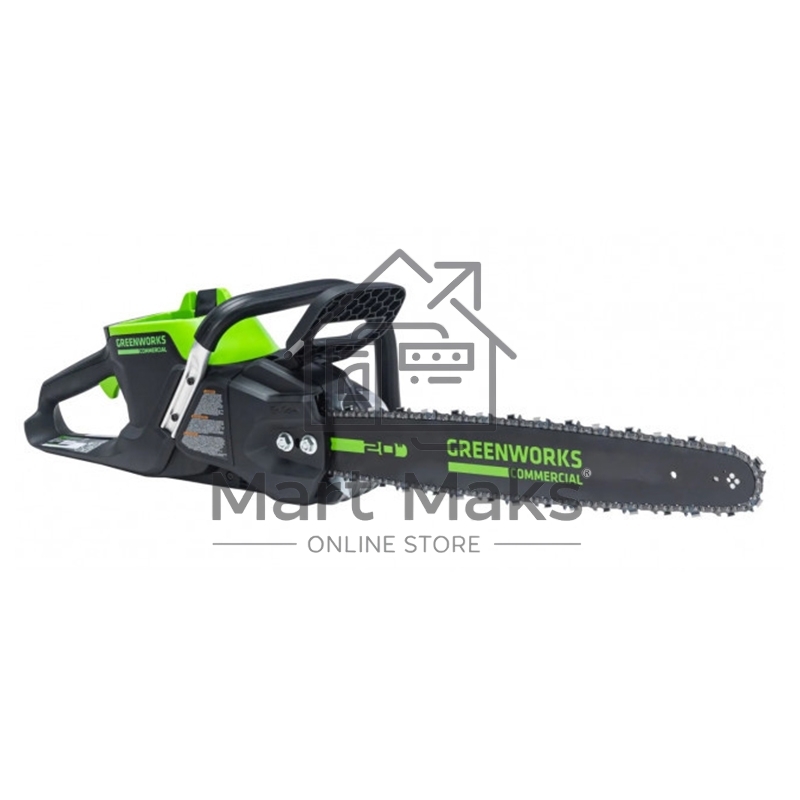 Цепная пила аккумуляторная GreenWorks GD82CS51, 82V, 51 см, бесщеточная, с 1хАКБ 5 Ач. и ЗУ (2008307UB)