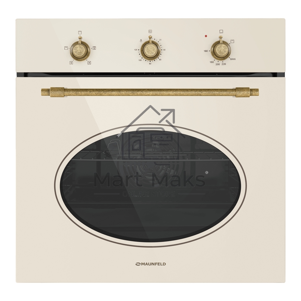 Шкаф духовой газоэлектрический MAUNFELD EOGC604RIB.MT Slim