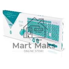 Комплект клавиатура+мышь Smartbuy (SBC-250288AG-WG) ONE 250288AG бело-зеленый