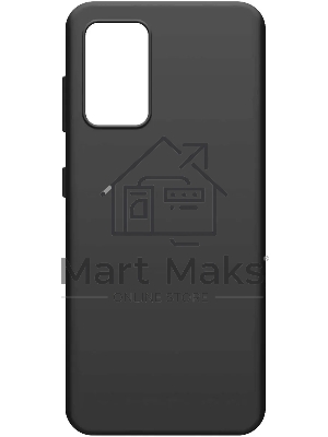 Чехол (клип-кейс) BORASCO Silicone Case, для Samsung Galaxy A32, черный [39875]