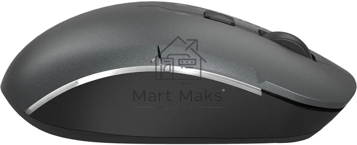 Мышь беспроводная A4Tech Fstyler FB26CS Air2 серый/черный, 2000 dpi, радиоканал, Bluetooth, USB, кнопки - 4