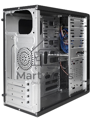 Компьютерный корпус Minitower ExeGate MA-371X-UNS400 (mATX, БП UNS400 с вент. 12см, 2*USB+2*USB 3.0, аудио, черный)