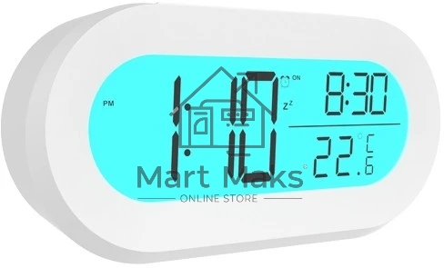 Часы-будильник RITMIX CAT-110 White