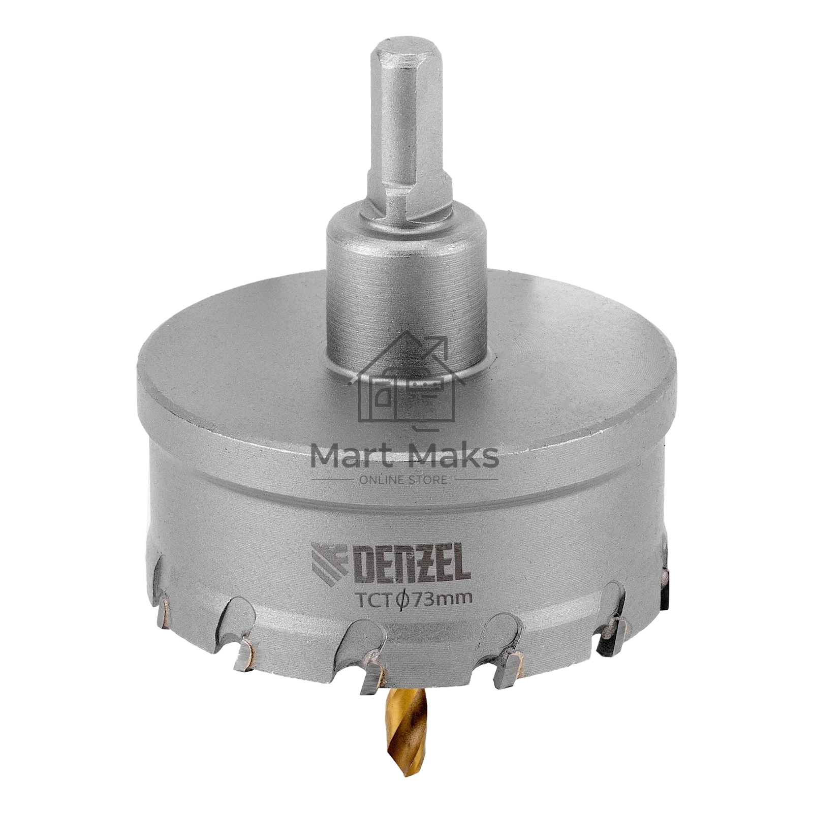 Коронка по металлу Denzel твердосплавная, 73 мм