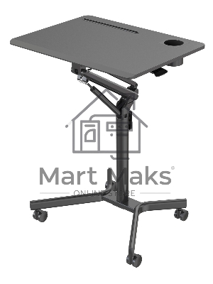 Стол для ноутбука Cactus VM-FDS101B столешница МДФ черный 70x52x105см (CS-FDS101BBK)