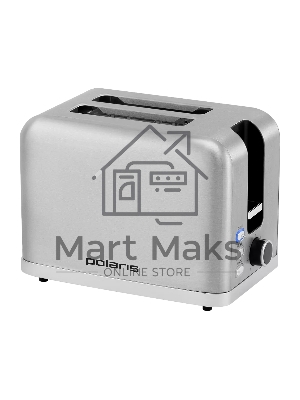 Тостер Polaris PET 0923, 930Вт, нержавеющая сталь