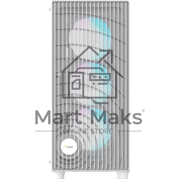 Компьютерный корпус Ocypus Gamma C70 WH ARGB ATX / win / белый / 4 ARGB fans / no PSU / Tempered Glass