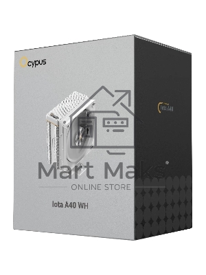 Cooler Ocypus Iota A40 WH Iota-A40-WH белый 120мм алюминий+медь 2000rpm 29db 4-pin 220W 156мм