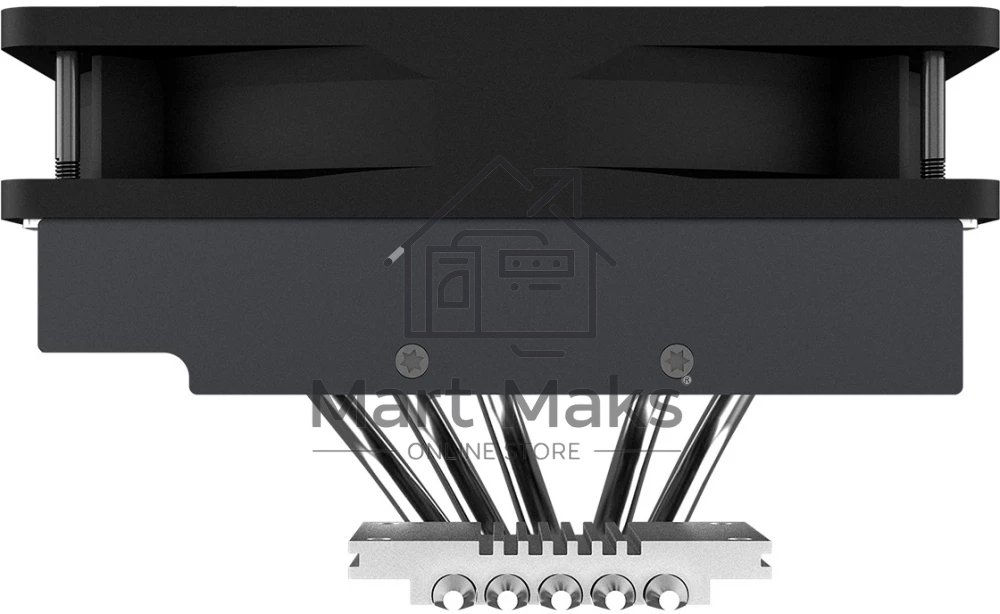 Кулер ID-COOLING IS-50 MAX RGB V3 черный 120мм алюминий+медь 2000rpm 31.2db 4-pin 130W 77мм