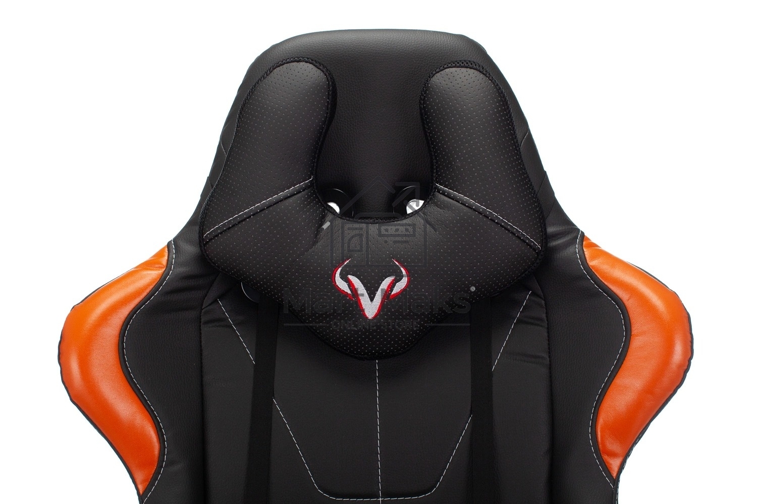 Кресло игровое Zombie VIKING 5 AERO черный/оранжевый искусственная кожа с подголов. крестовина пластик