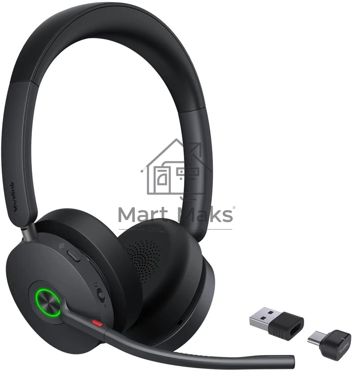 Гарнитура Yealink BH74 UC чёрный, беспроводная, Bluetooth, до 64 ч