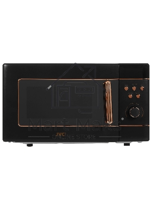 Микроволновая печь JVC JK-MW270D черный, 20 л, 700 Вт, переключатели - кнопки, поворотный механизм