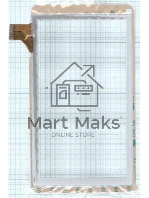 Сенсорное стекло (тачскрин) FPC-TP070215, белое