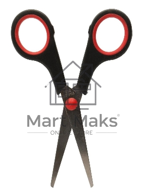 Ножницы Buro Smart универсальные, 140мм, ручки с резиновой вставкой