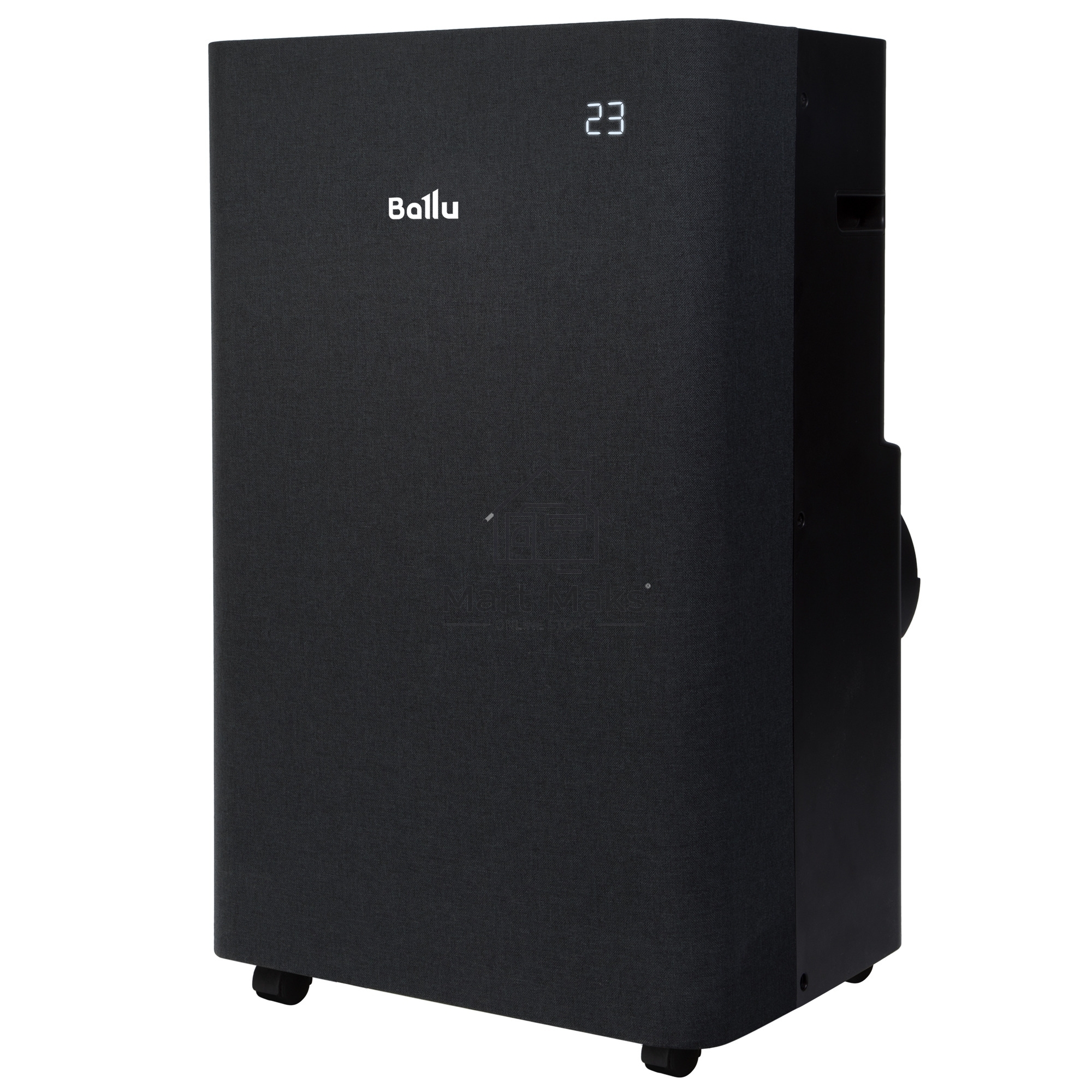 Кондиционер мобильный Ballu Velure BPAC-14 EW/N6 14000 BTU, 35 м², 50 дБ, охлаждение, осушение, черный