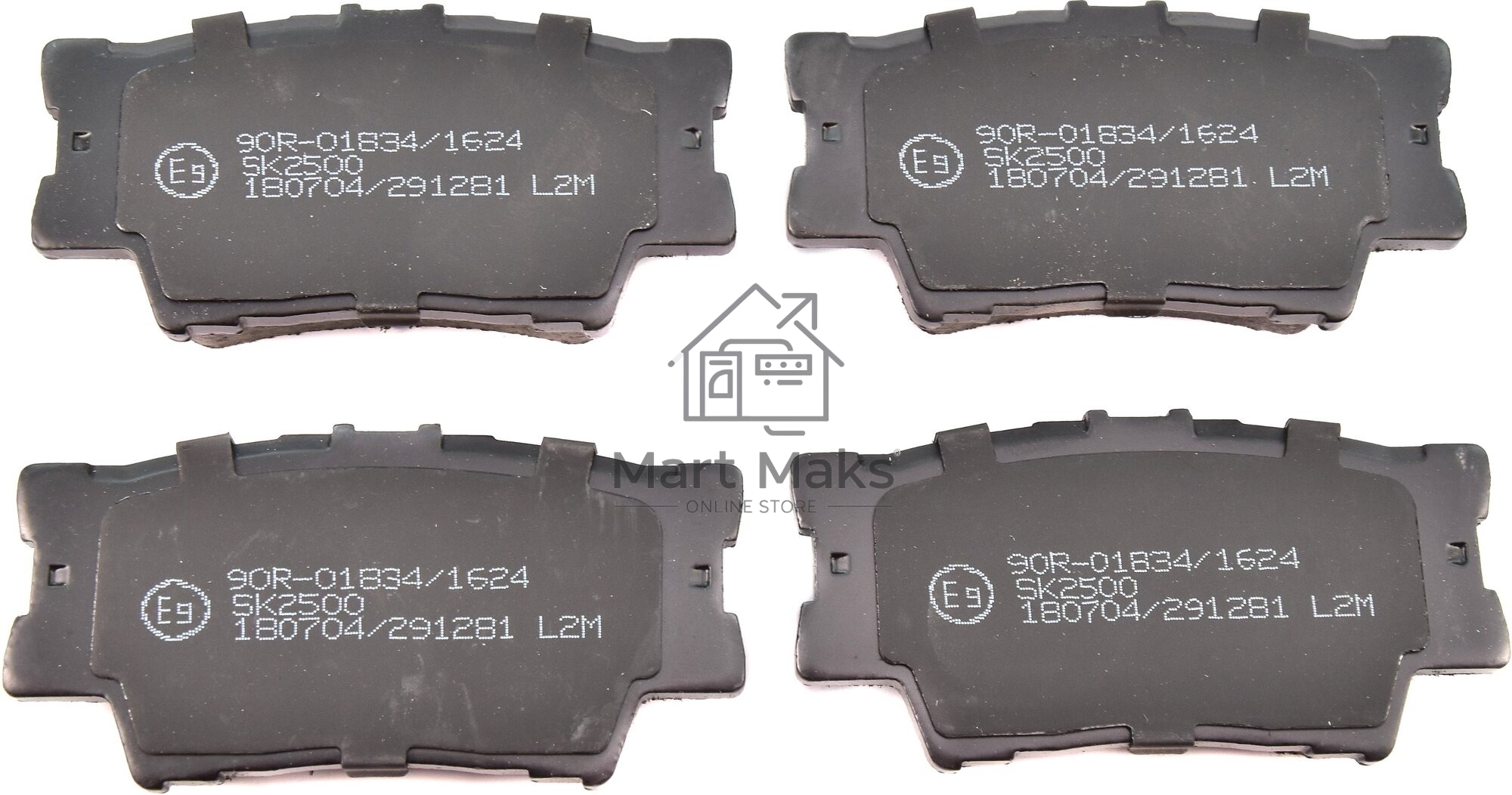 Колодки тормозные задние LPR 05P1281, комплект