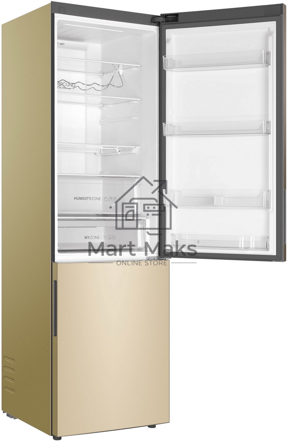 Холодильник Haier C4F640CGGU1 золотистый