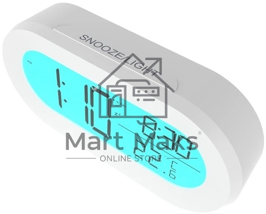 Часы-будильник RITMIX CAT-110 White