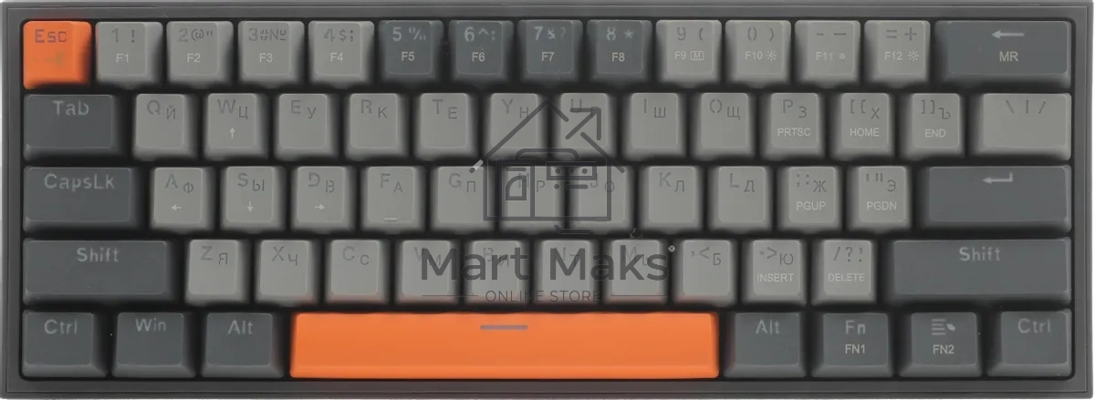 Клавиатура проводная REDRAGON Fizz RU,Rainbow,красные свитчи, механическая