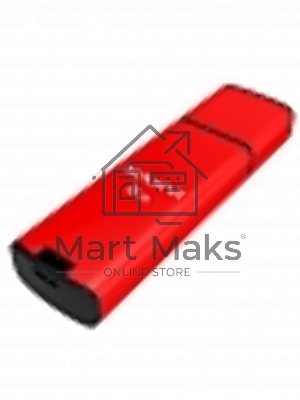Флешка USB Maxvi MP2 red (FD8GbUSB20C10MP2), 8Gb, USB 2.0, R/W 15/5, красный/черный