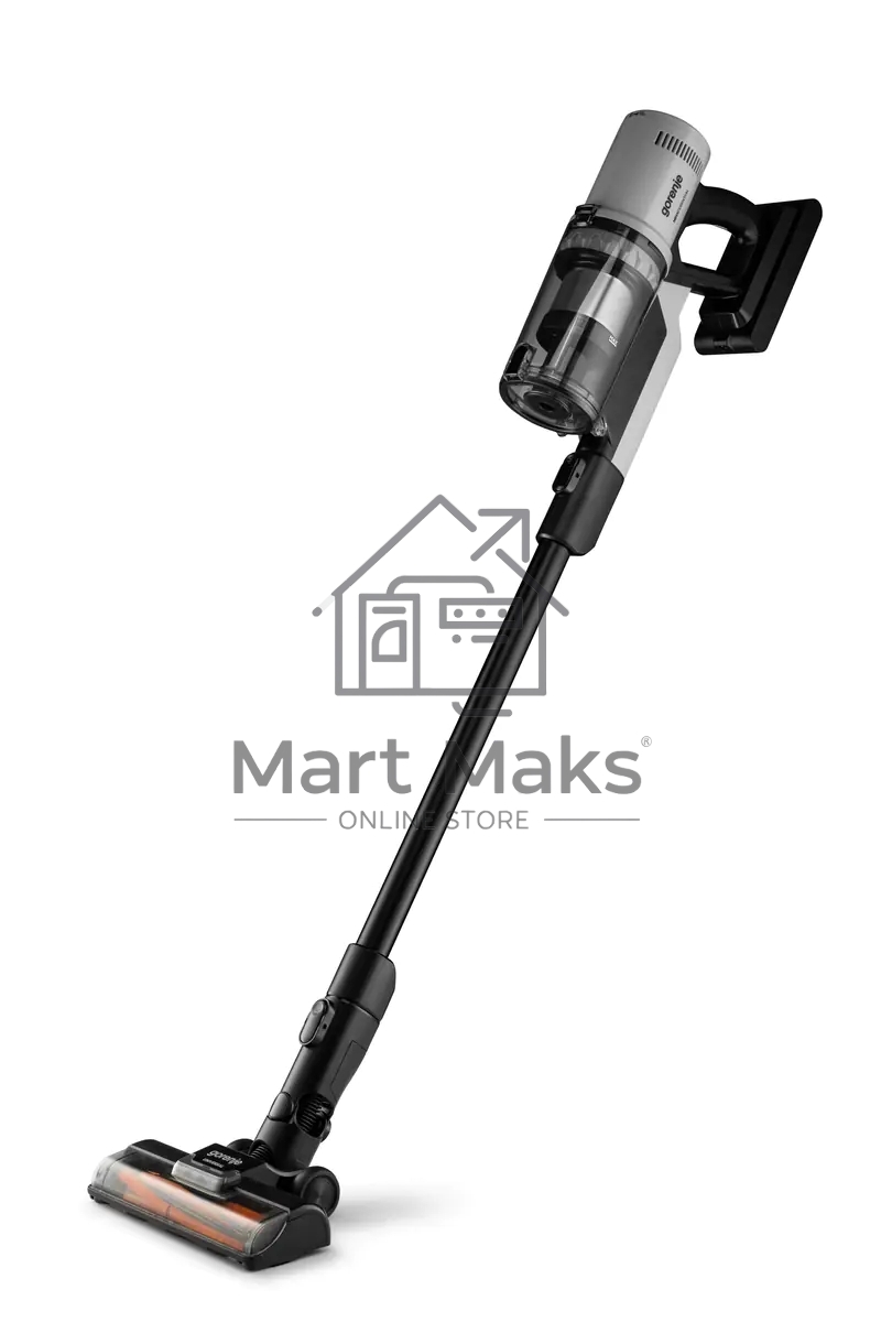 Пылесос Gorenje SVC259400NES серый, питание от аккумулятора, 60 Вт, уборка сухая, пылесборник 0,6 л