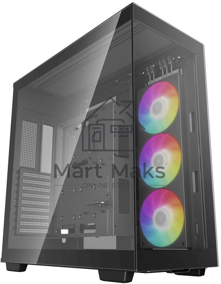 Компьютерный корпус Deepcool CH780 черный (ATX, без БП, ARGb, 4xUSB3.2 Type-A + USB3.2 Type-C) (R-CH780-BKADE41-G-1) MidiTower