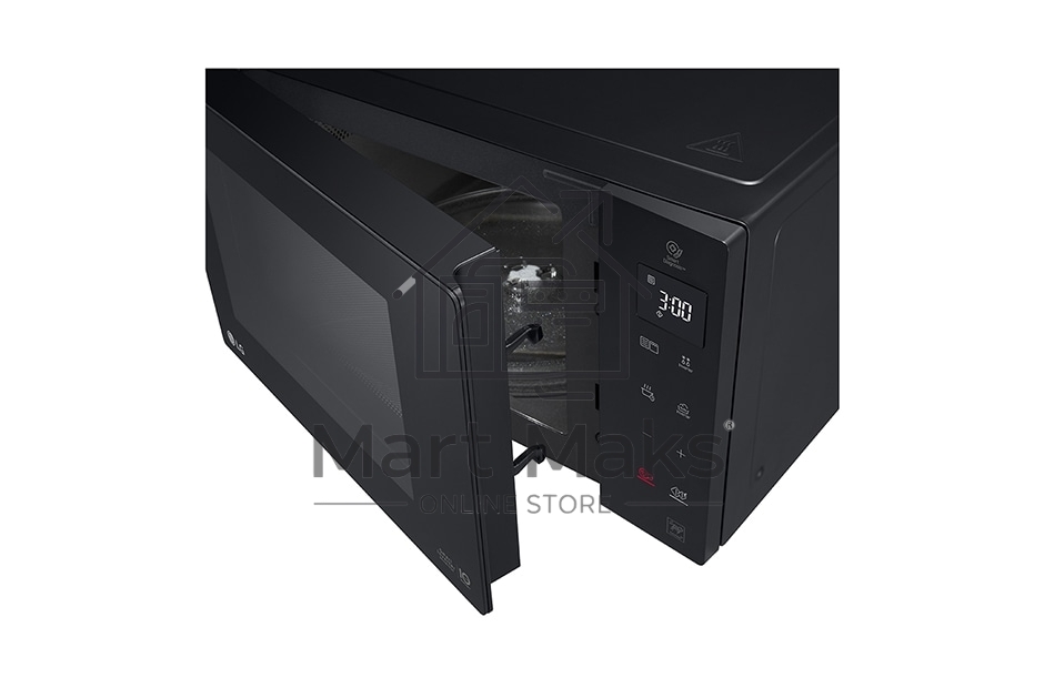 Микроволновая печь LG MB63W35GIB черный, 23 л, 1000 Вт, переключатели - сенсор